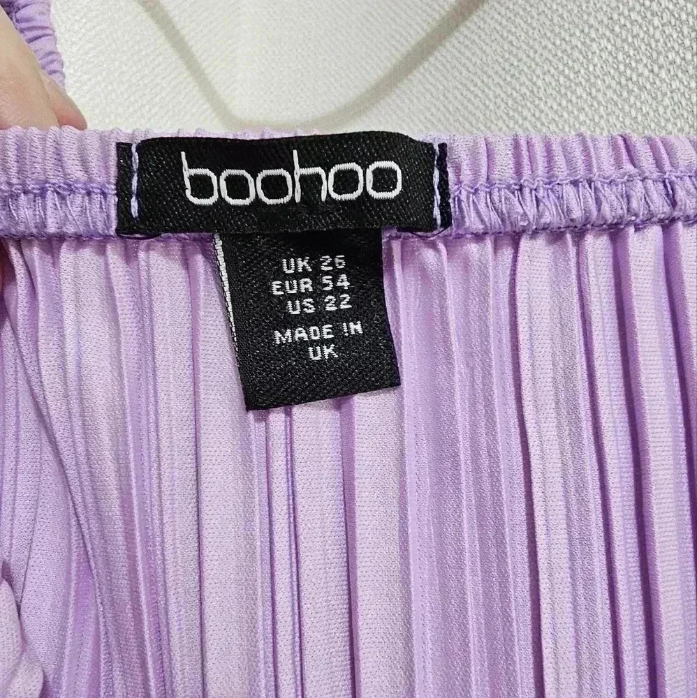 Plus Size Plisse Jumpsuit With Front Ruffles - image 3